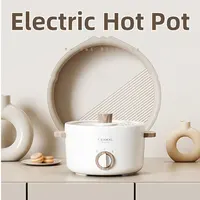 1.5L Mini Electric Instant Noodles Pot,Multi-Functional Non-Stick Boiling Pot,Dormitory Household 1-2 People Rice Cookers ,600W 1