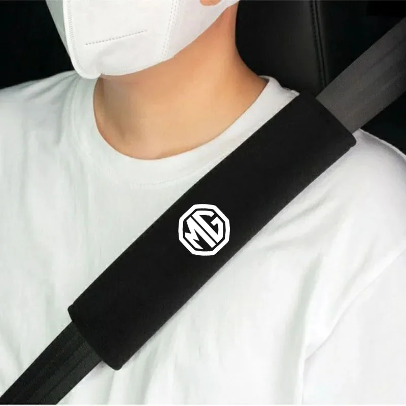 2개입 자동차 안전벨트 어깨 보호 패드 MG ZS HS GT HECTOR MG3 MG5 MG6 MG7 자동차 액세서리