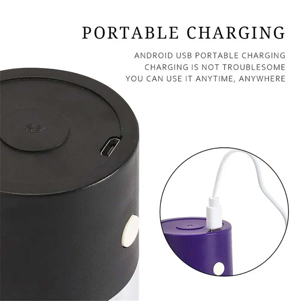 Automatic Tobacco Herb Grinder Grinding Spice Grinder USB Portable Pipe 1PCS herb grinder
