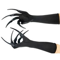 Scary Long Nails Gloves Cosplay Party Costume Accessories Halloween Party Gloves Roleplay Finger Nails Gloves F3MD 1