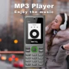 MKTEL EXO Feature Phone Senior Mobile Phone Dual SIM Dual Standby 1.77" Display GSM MP3 MP4 FM Radio Strong Torch Loud Speaker 4