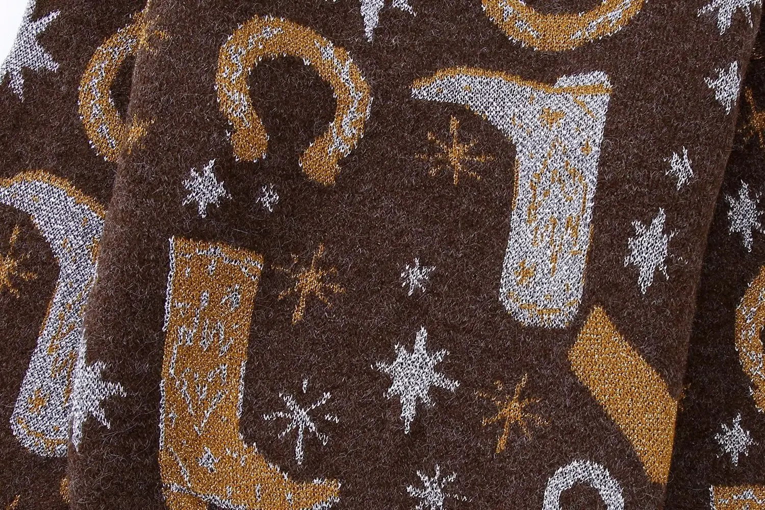 Loose Long Sleeve Pullovers Autumn Winter Warm Women Sweater Pull Hippie Ethnic Jacquard Knitted Sweaters Jumpers Boho Casual - view