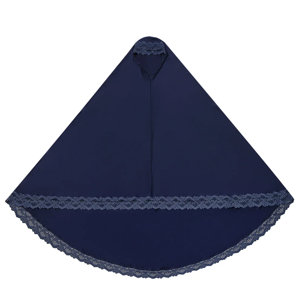 

Длинный хиджаб Khimar для женщин, мусульманский хиджаб, Арабская Паранджа, головной платок, мусульманская молитвенная одежда, верхняя женская одежда, головной убор