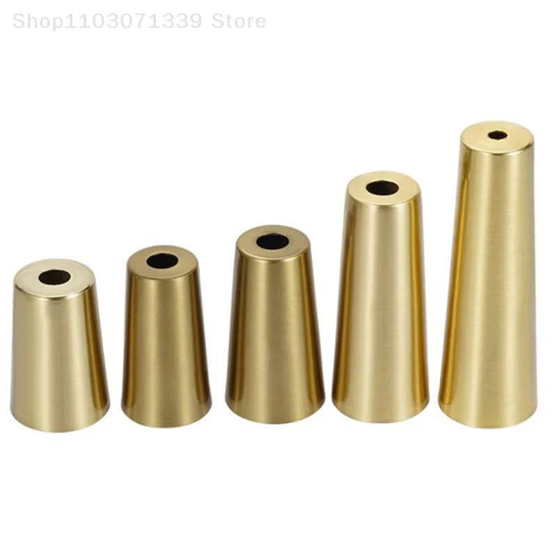 

Foot Solid Brushed Iron Table Chair Cylinder Cap Protect Decor Bottom Safe Pad