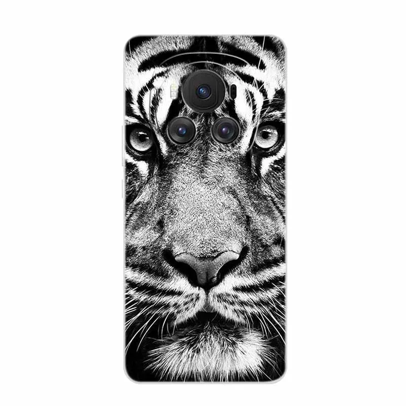 Fashionable Clear Animal Design Silicone Phone Case - Soft TPU Back Cover