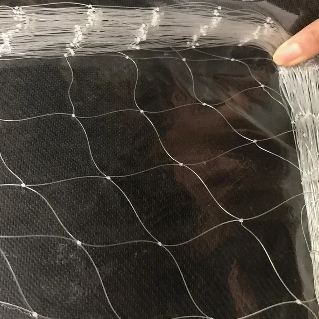0.25mm-0.35mm Semi-Finished Fishing Net Monofilament Nylon Net Gillnet Rede Pesca Fishing Supplie Outdoor Fish Tool Accessorie 4
