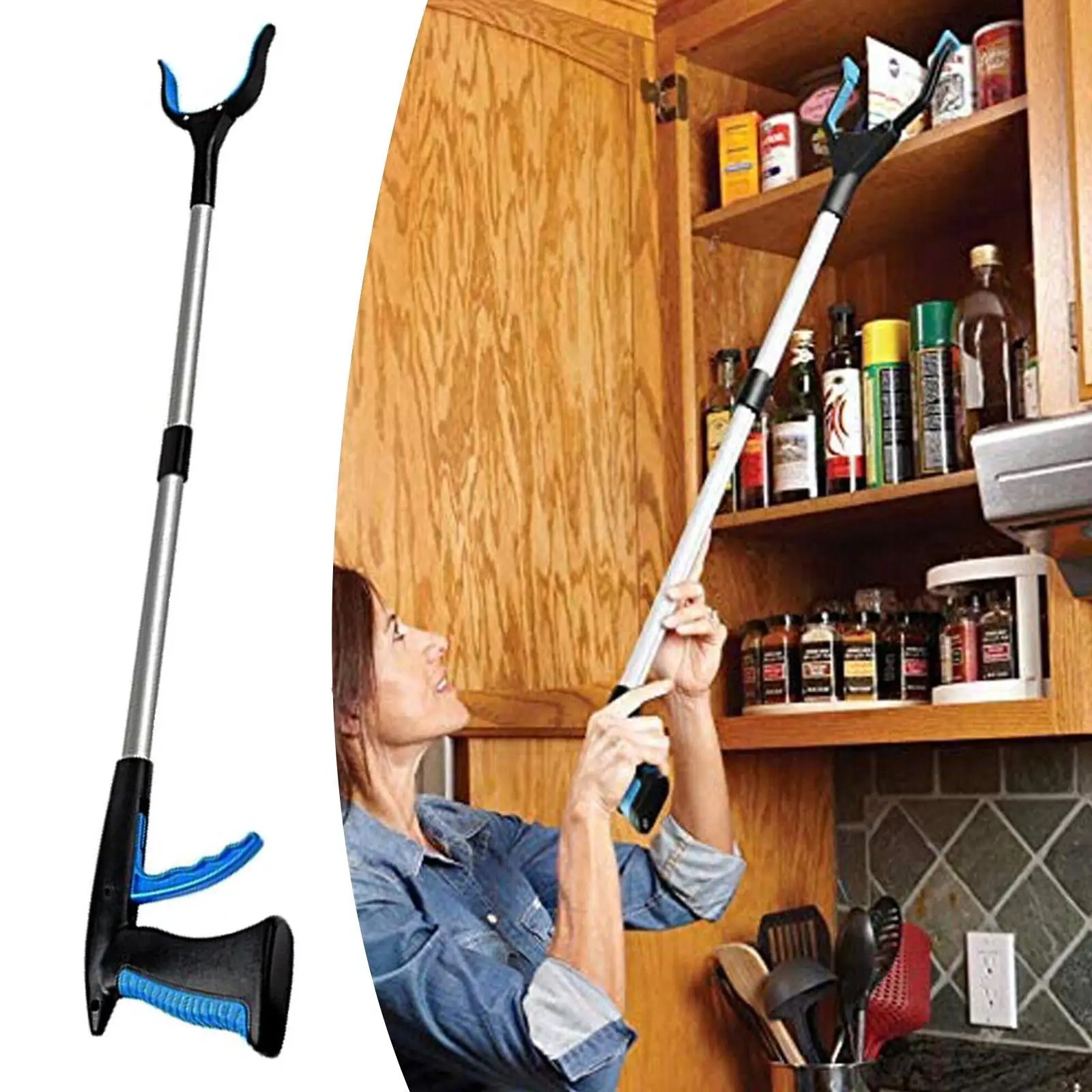 FoldableLitterReachersPickersPickUpToolsGripperExtenderGrabber