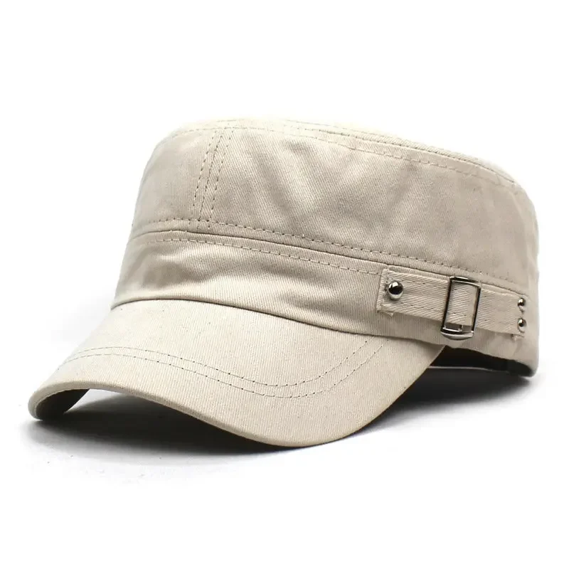 LDSLYJR Four Seasons Cotton Solid Casquette Baseball Cap Adjustable Military Cap Snapback Hats for Men and Women 39