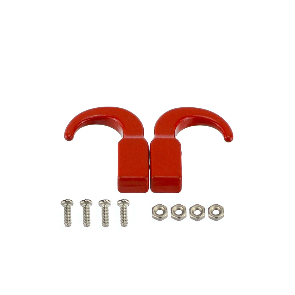 Metal Tow Hook Tow Chain Mood Pieces Decorate for 1/10 RC Crawler Car Traxxas TRX4 Defender YIKONG 4082 AXIAL SCX10 90046 RC4WD