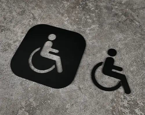 Toilet Signs Hollow Squatting Reminder Signage Doorplate Warm Reminders Indicator Plaque Plate Bathroom WC Wall Door Sticker - Image 16