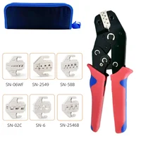 Multi Jaw Crimping Pliers Kit for Automotive Plug-in Crimping Pliers  Bare Terminals Insulated Terminals Tubular Terminals 1