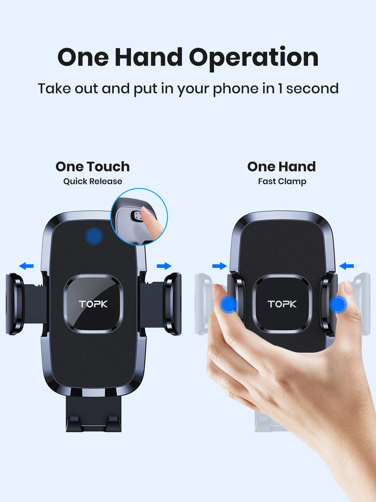Car Phone Holder Mount for Car Windshield Dashboard Universal Hands Free Automob