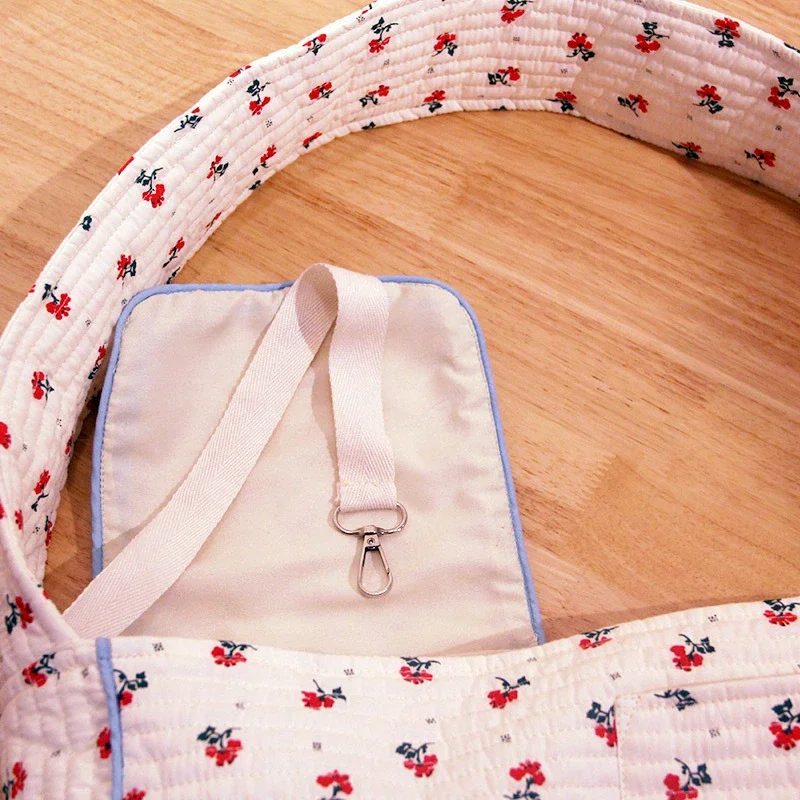 Handmade Canvas Cat Dog Carrier Bag Tote