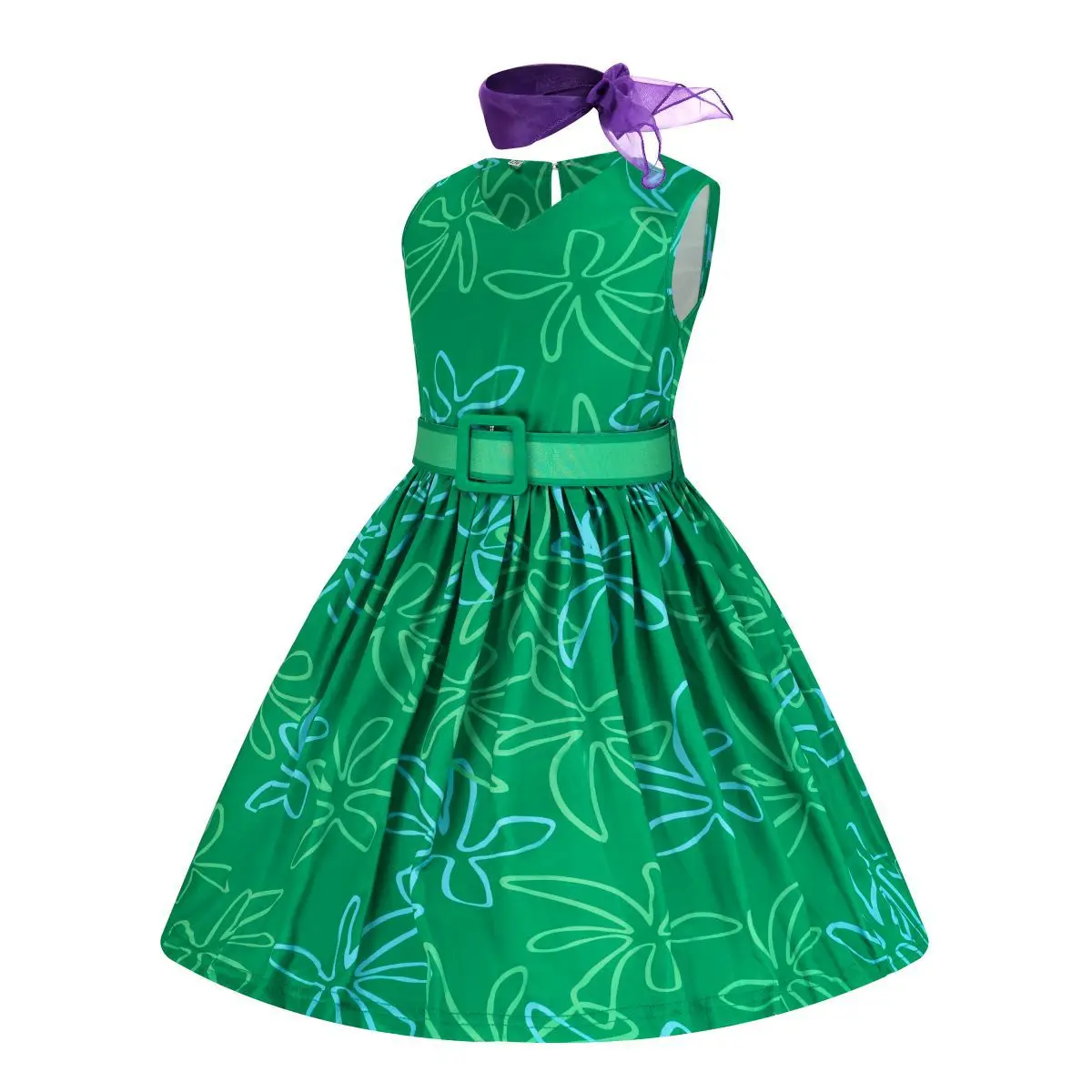 Vestito Principessa Elsa Bambina | Costume Completo Con Corona E Bacchetta | Per Feste E Carnevale - Foto 11