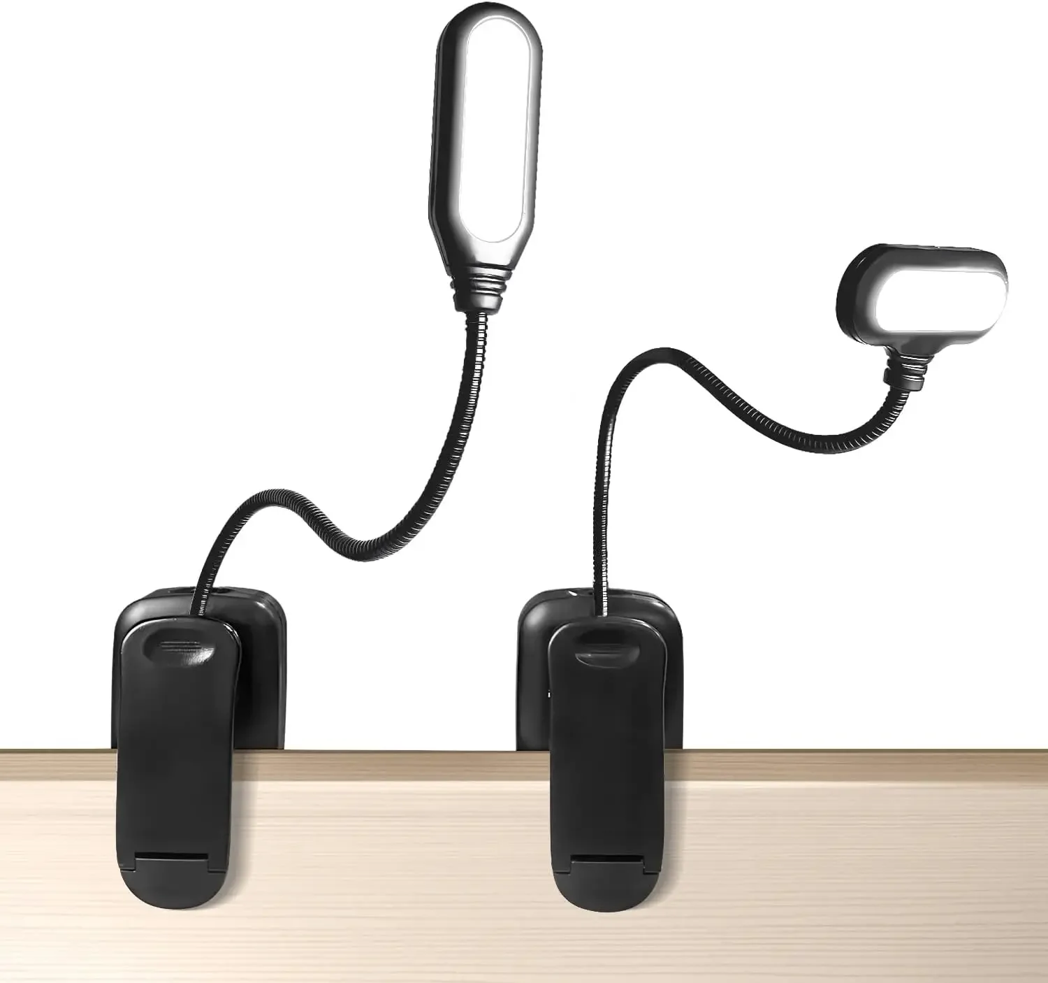 LED Mini Book Lamp led light night light book light mini night light mini led light Battery Power Portable Flexible Bendable Bedroom Reading Light Study Eye Protection Clip On Table Lamps