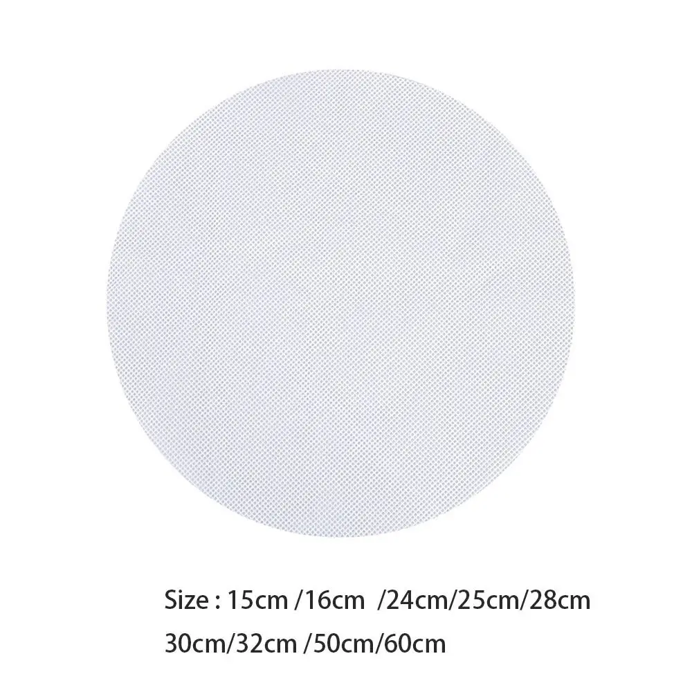 Non-Stick Round Steamer Mesh Pad Reusable Silicone Dehydrator Sheets Thickened Food Fruit Dryer Mats silicone baking mat,silicone steamer pad,silicone dehydrator mats
