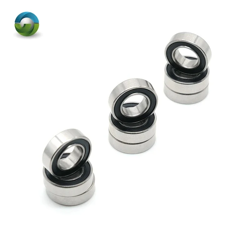 1PC 3801-2RS Bearing 12*21*7 mm 3801 2RS Double Row Sealed 3801 RS Angular Contact Ball Bearings