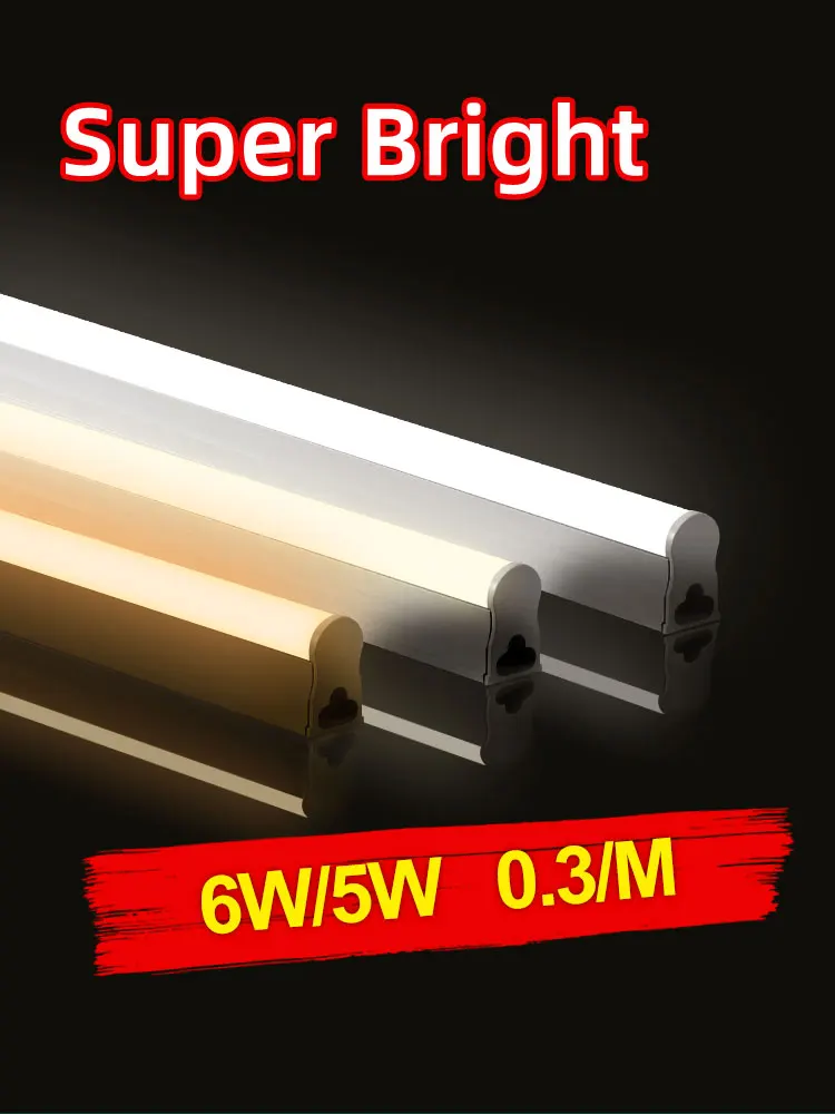 Description Picture 2 of itemLED Tube 220V Led Lights  Kitchen Cabinet Lamps Strip Lighting Fixture 5W 6W 30CM For Bedroom Closet Kitchen Lamp Tube Bar