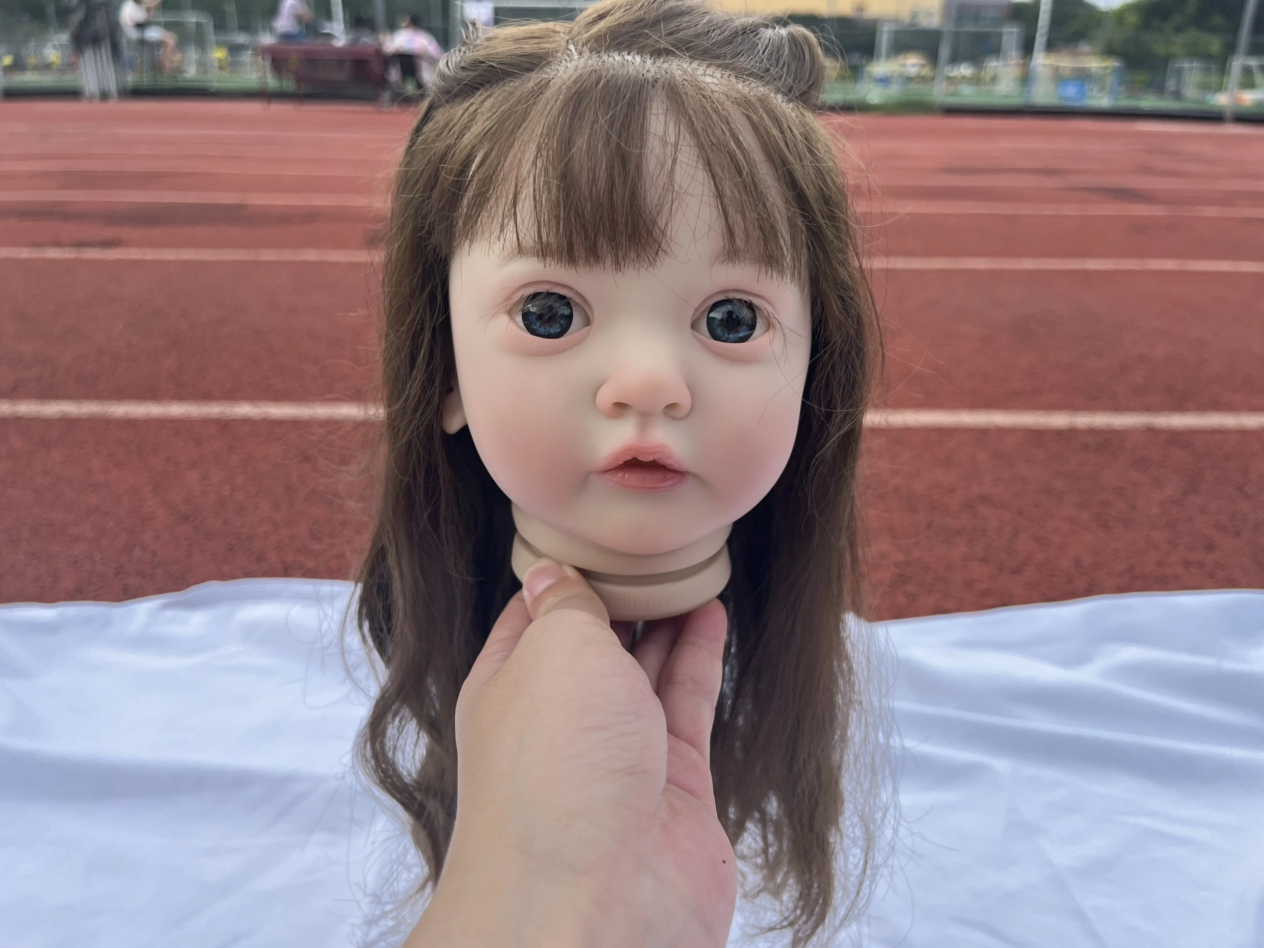

FBBD Artist Painting Ayana 24'' With Hand-Rooted Hair Unassembled Kit 100%Hand-Made Dolls For Children
