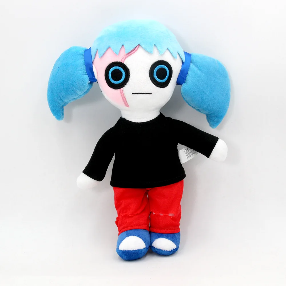 

26cm Game Sally Face Cosplay Plush Pillow Doll Toy Accessories Prop