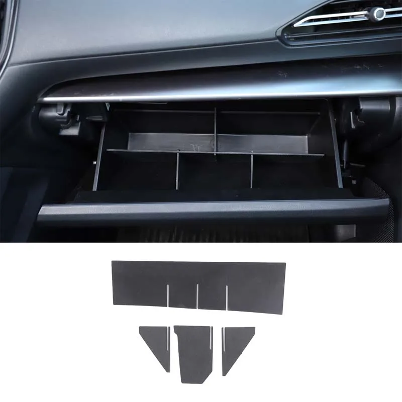 

Glove Box Dividers Organizer For Subaru WRX STI 2021 2022 2023 Accessories Insert Box Secondary Storage