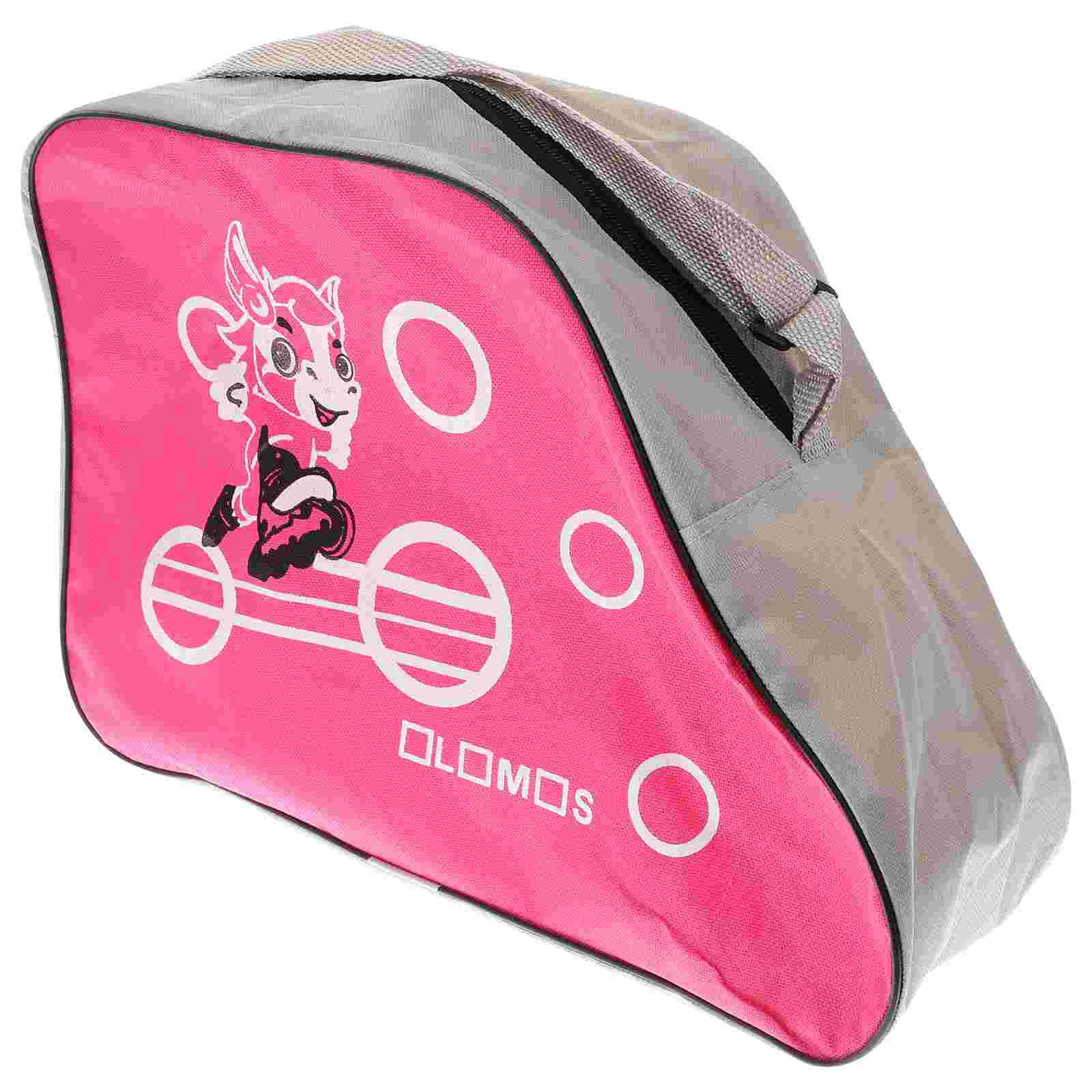 

Fashionable Printed Skating Roller Shoes For Kids Portable Adjustable Shoulder Strap Storage Organizer Roller Skate Storage Bags