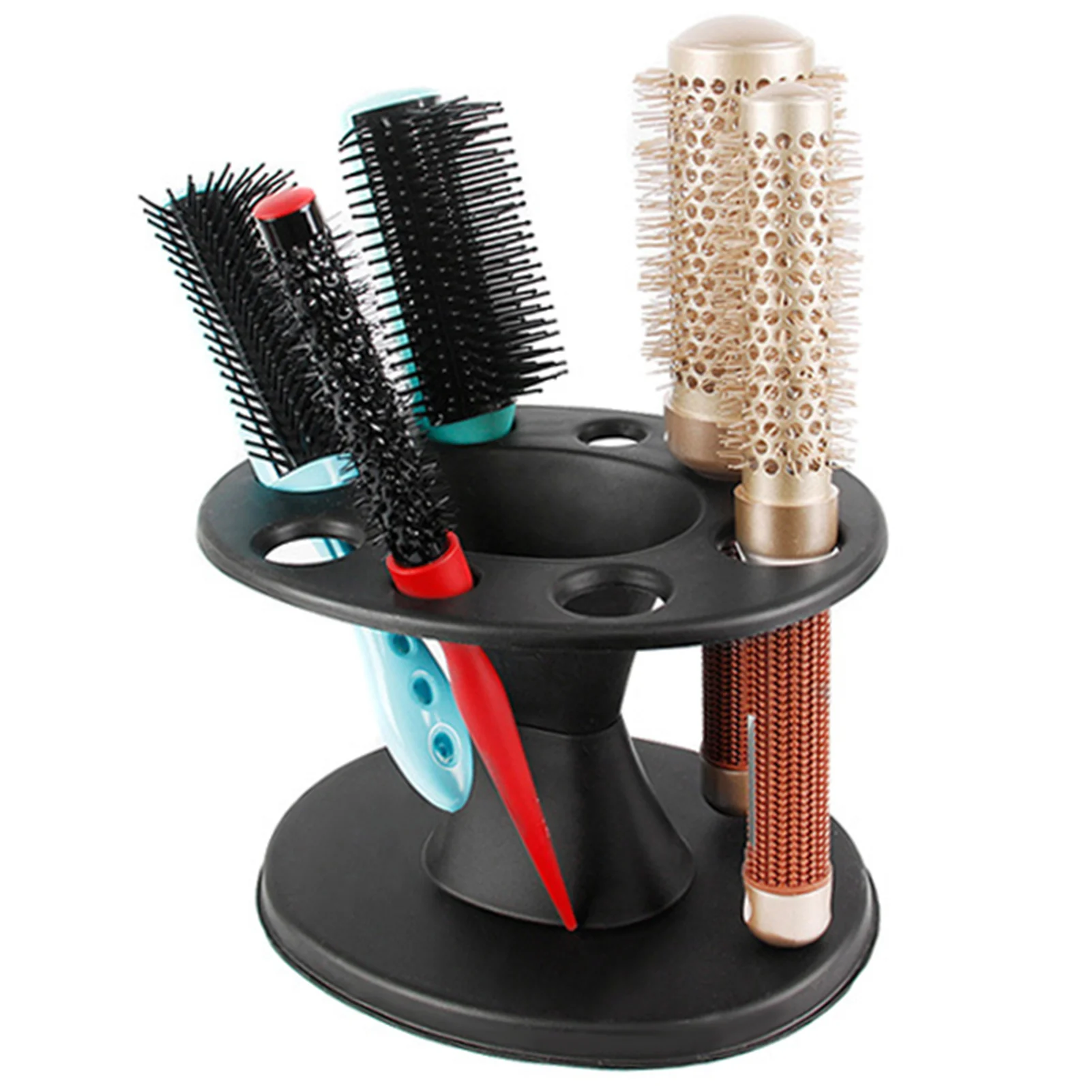 

Подставка для щетки для волос, пластиковый круглый держатель для расчески, витрина для профессионального парикмахерского салона