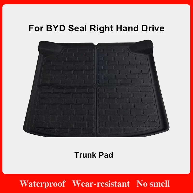 Custom Fit Car Interior Accessories XPE Floor Mat for For BYD Seal 2024 2023 Trunk Cargo Mat  for BYD Seal Right Hand Drive