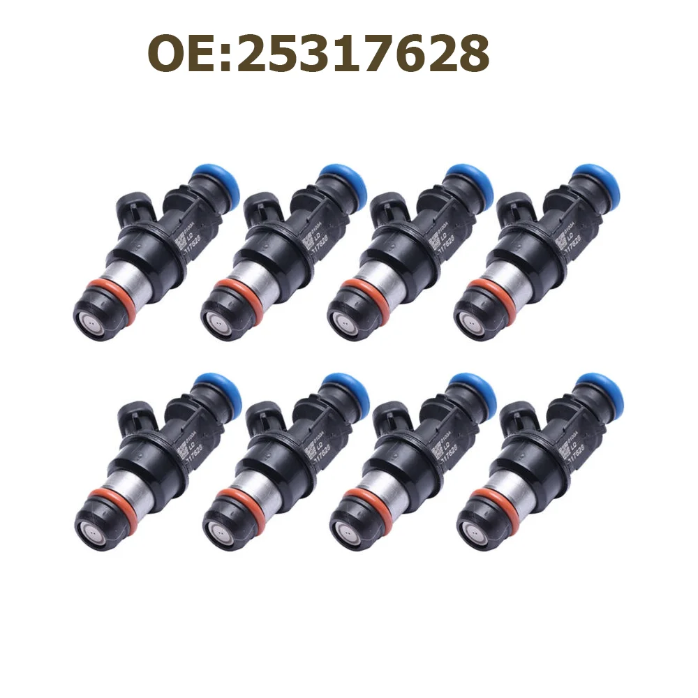 8PCS Brand New GM Fuel Injectors For GMC Chevrolet 4.8L 5.3L 12613411 - Foto 2