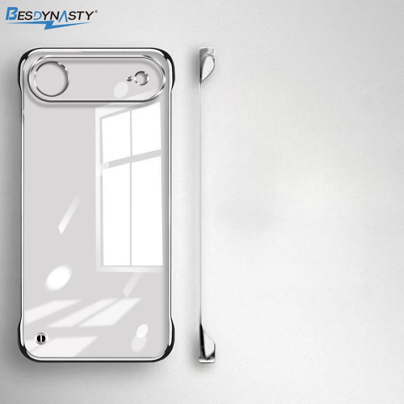 Sleek Shockproof Transparent Phone Case - Ultra Thin Frameless Design