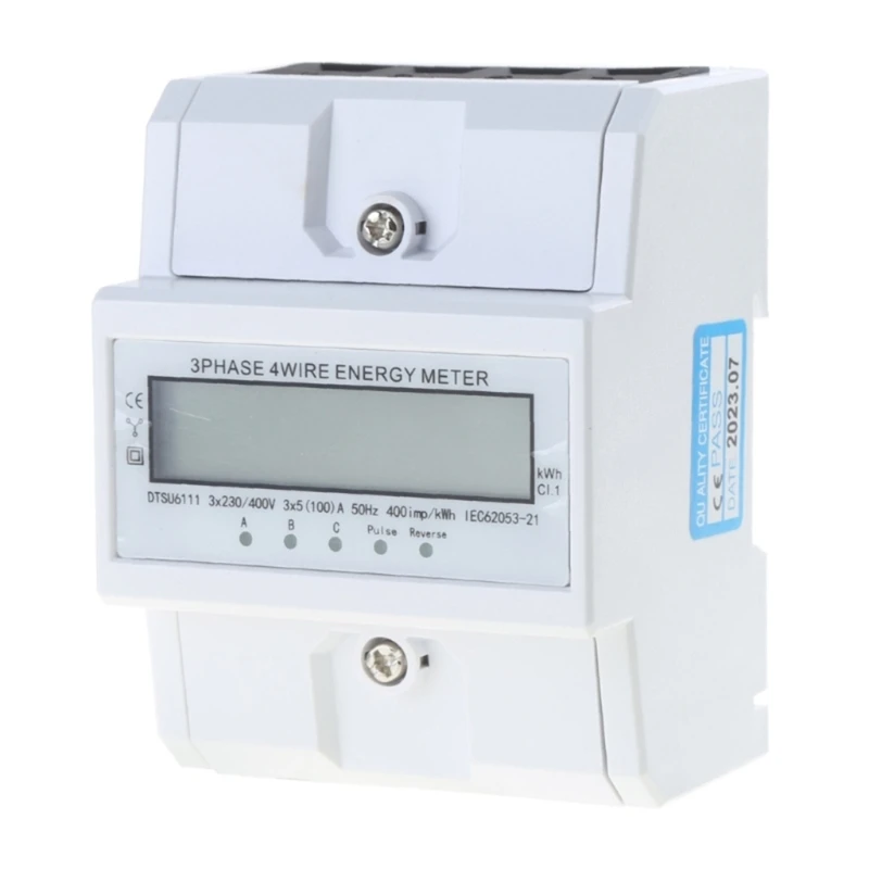 

Electricity Tester Intermediate Meter 3 Phases4 Energy Meter DIN Electricity Meter for Power Measurement System