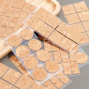 Cork Label Self Adhesive Craft Stickers 5