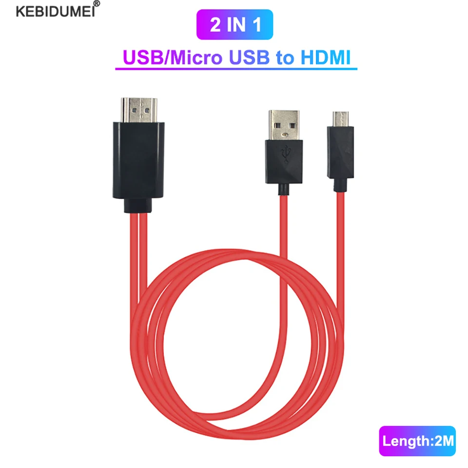 Adaptateur convertisseur MHL – Micro USB vers HDMI