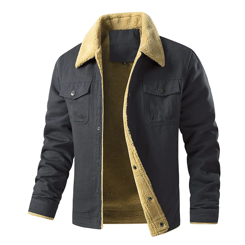 Man Fashion Jacket Casual Style Tactical Fleece Jacket Oversize Military Retro Baseball Sportsfor Withzipper Outdoor Heavy