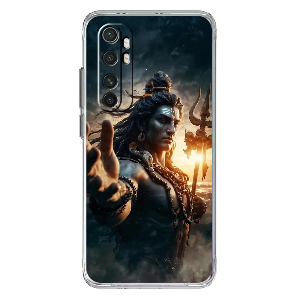 Divine India-Inspired Phone Case Featuring Lord Shiva and Buddha Design