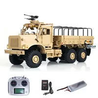 CROSSRC 1/12 Scale RTR TC6 Vehicle Radio Control Painted Finished Military Truck 6WD Light Sound Smoke 2 Speed Transmission 1