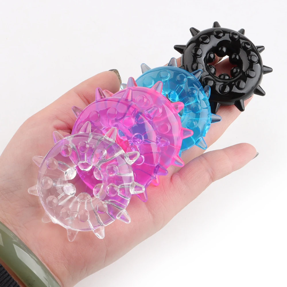 Reusable Penis Ring long lasting Silicone Semen Cock Ring Penis Enlargement Delayed Ejaculation Sex Toys For Men — view 3