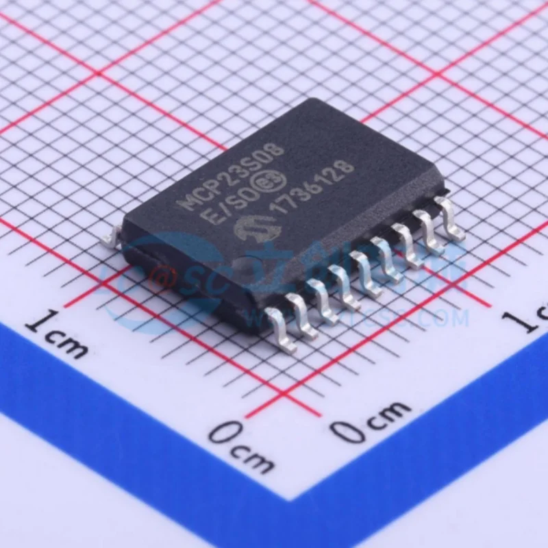 

1 PCS/LOTE MCP23S08-E/SO MCP23S08T-E/SO MCP23S08 SOP-18 100% New and Original IC chip integrated circuit