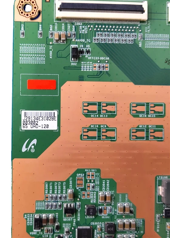 T-CON 보드 LJ92-29134E 로직 보드, VD_5565EU22BC6LV0.1, UE55F9000SZ UN55F9000AF UN65F9000AF UN65F9000AFXZA