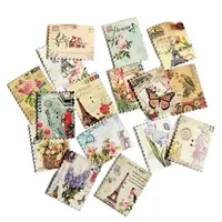 20PCS 30*38MM Vintage Stamp Buttons Stamp Shape buttons Pattern Decoration Sewing Accessories 2
