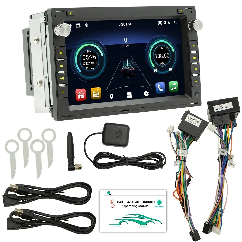 Android Navigation GPS Bluetooth Integrated Carplay Wireless Rearview Mirror Navigation Suitable For Volkswagen Old Lead Car
