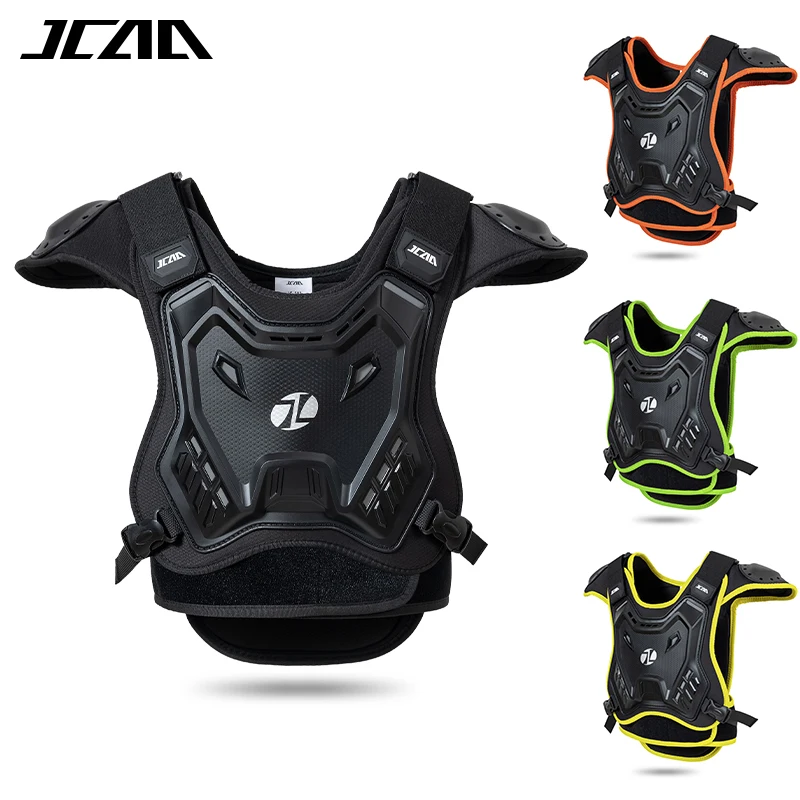 어린이용 오토바이 바디 아머 조끼, 모토크로스 MTB BMX 엔듀로 스케이트보드 스쿠터 스키용 가슴 및 등 보호대