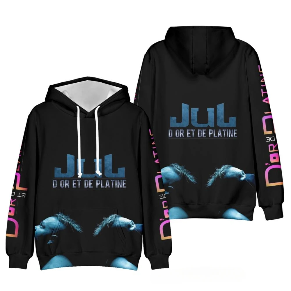 thumbnail image 1 of JuL Rapper Sudadera con capucha con estampado 3D para hombre y mujer, moda informal, estilo hip hop, sudaderas de gran tamaño, sudaderas con capucha para niños, chándal, ropa para hombre, 1 of 5