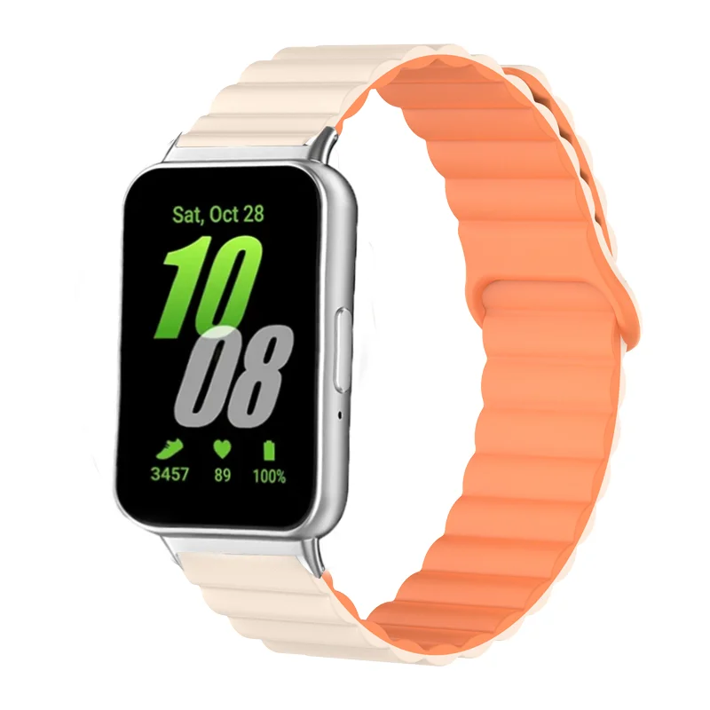 Magnetic Silicone Sport Watch Band - Unisex Fitness Bracelet Accessory