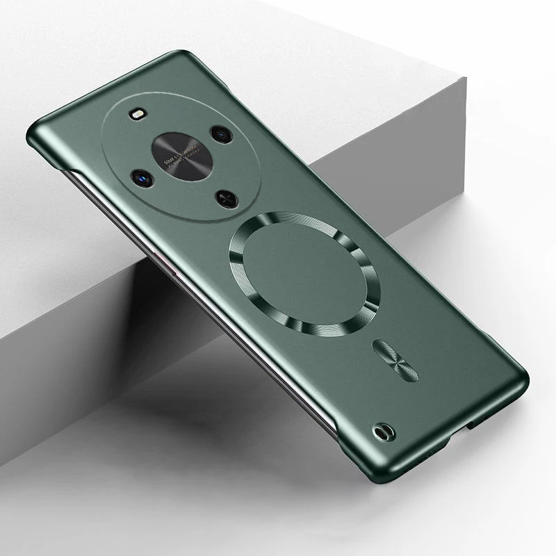 Ultra Thin Metallic Frameless Magnetic Shockproof Matte Phone Case