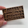 1:12 Miniature Trinket Shelf Miniature Crystal Shelf Dollhouse Miniature Decor Printers Tray Miniature Durable Easy Install 4