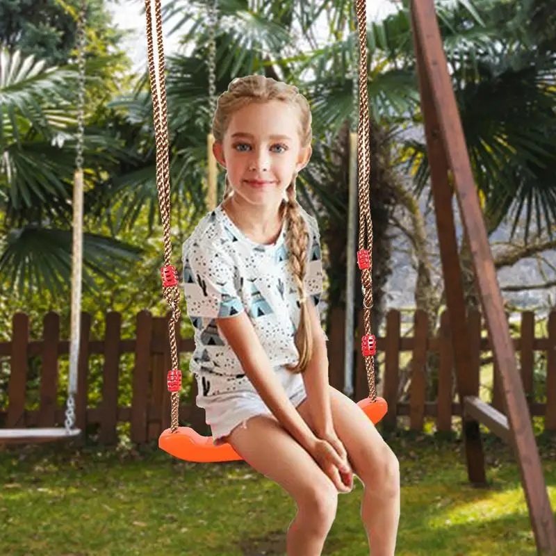 Children Boy Girl Outdoor Garden Tree Swing Rope Seat For Kids Color EVA Soft Board Swing Kindergarten Playground Swing 2