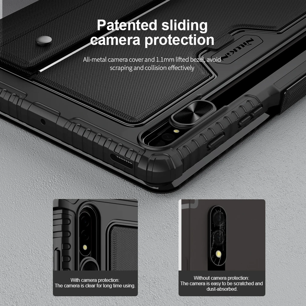 nillkin para samsung galaxy guia caso caso teclado bluetooth para guia fe touch pad caso de proteção
