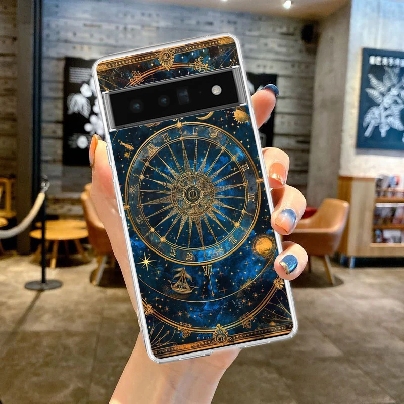 Starlit Sky Planet Space Art Soft TPU Transparent Phone Case