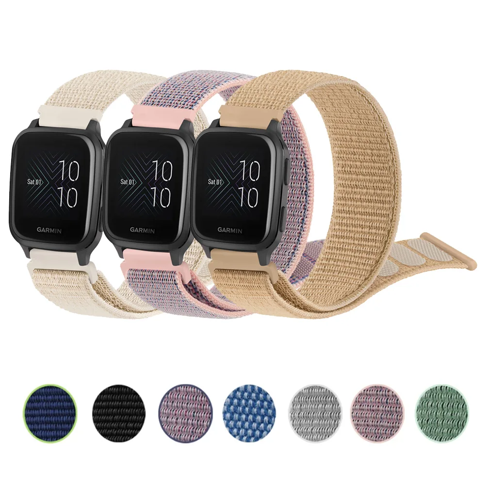 Nylon Strap Band Bracelet, Adjustable 20mm/22mm